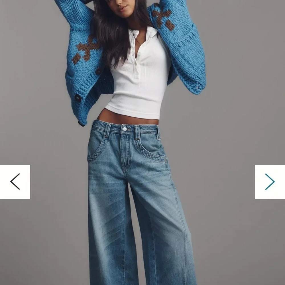 Pilcro NWOT Kenny High Rise Tapered Barrel Leg Jeans 27P Anthropologie Everyday - Picture 2 of 13